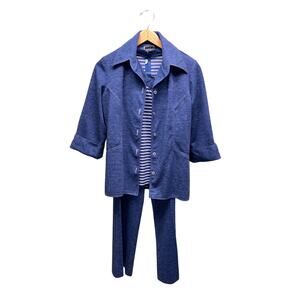 Vintage Fenwick 70s Womens 3 Piece Leisure Suit Size 10 (Vtg sizing runs small)